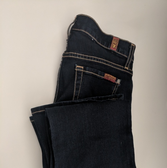 7 for all Mankind | skinny bootcut dark wash | 26 - Picture 3 of 8